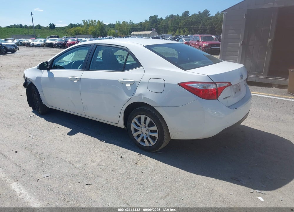 2015 TOYOTA COROLLA LE VIN: 2T1BURHE6FC355352