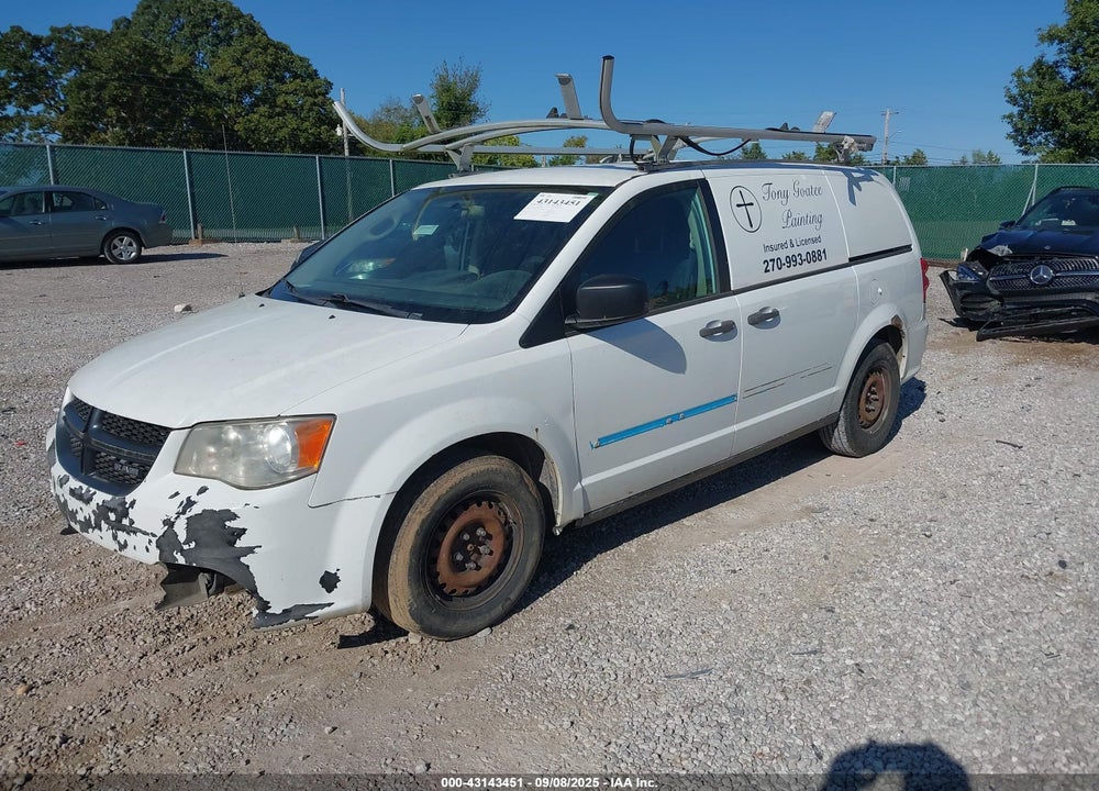 2013 RAM CARGO TRADESMAN VIN: 2C4JRGAG5DR812159