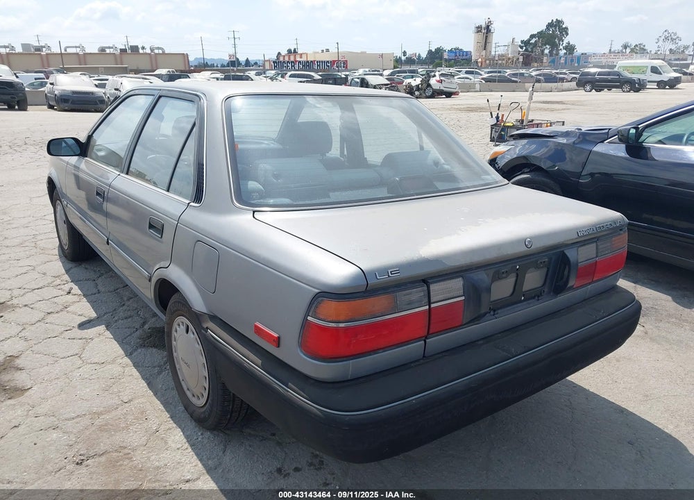 1989 TOYOTA COROLLA LE VIN: JT2AE93E2K3165625