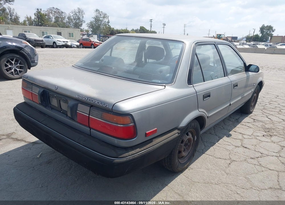 1989 TOYOTA COROLLA LE VIN: JT2AE93E2K3165625