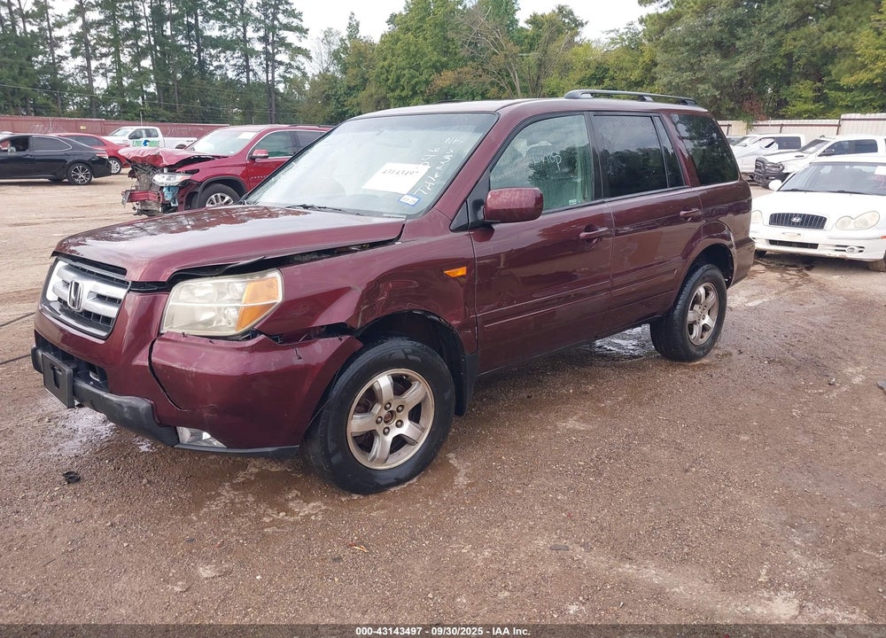2007 HONDA PILOT VIN: 2HKYF18487H533046