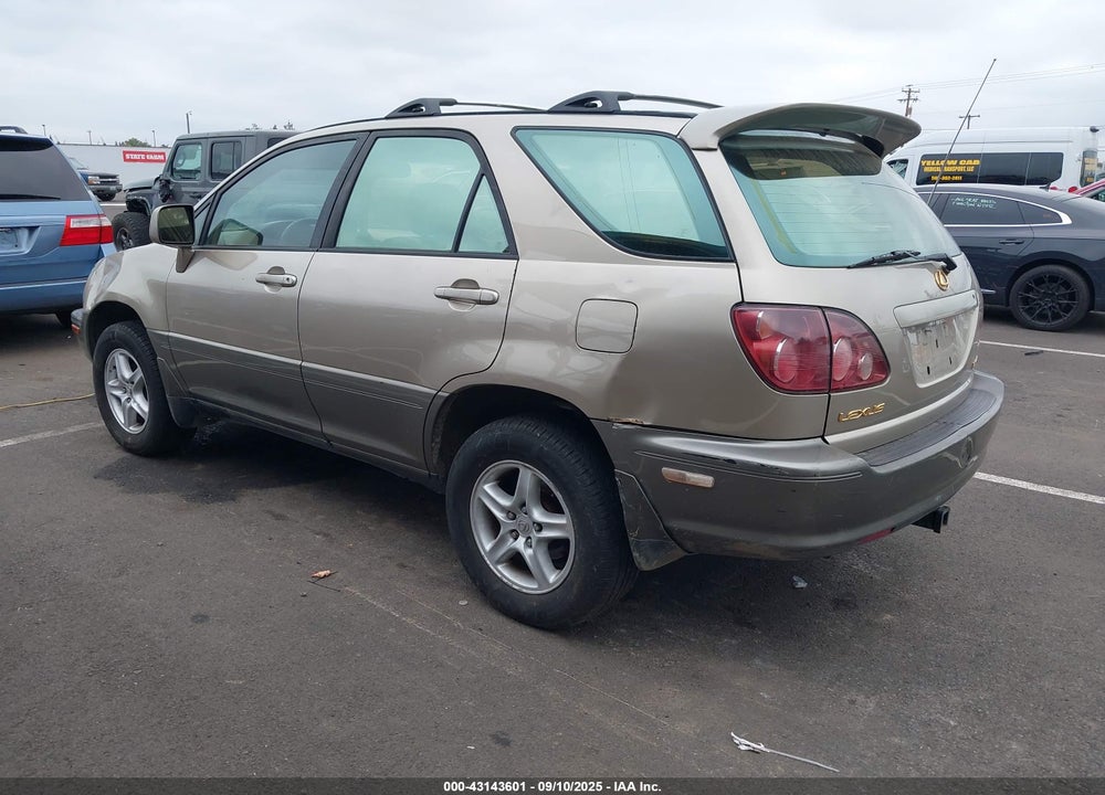 2000 LEXUS RX 300 VIN: JT6HF10U3Y0099667