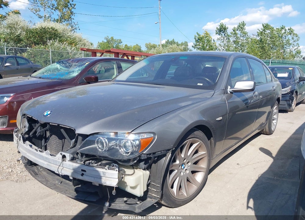 2006 BMW 750LI VIN: WBAHN83566DT63377
