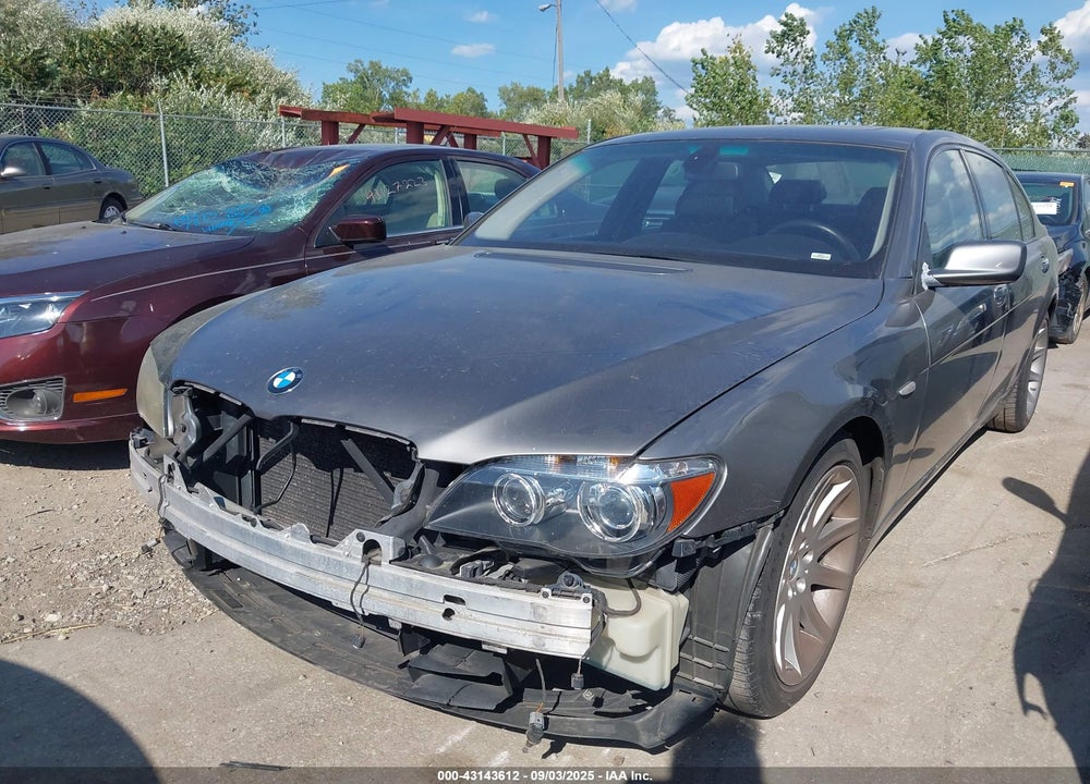 2006 BMW 750LI VIN: WBAHN83566DT63377