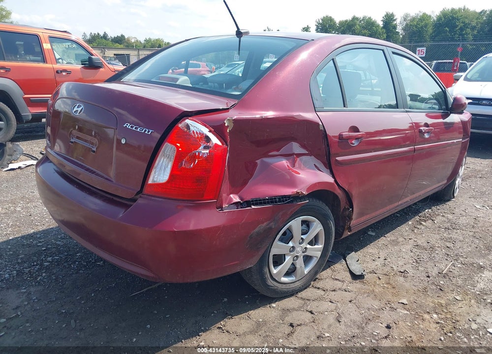 2010 HYUNDAI ACCENT VIN: KMHCN4AC8AU408654