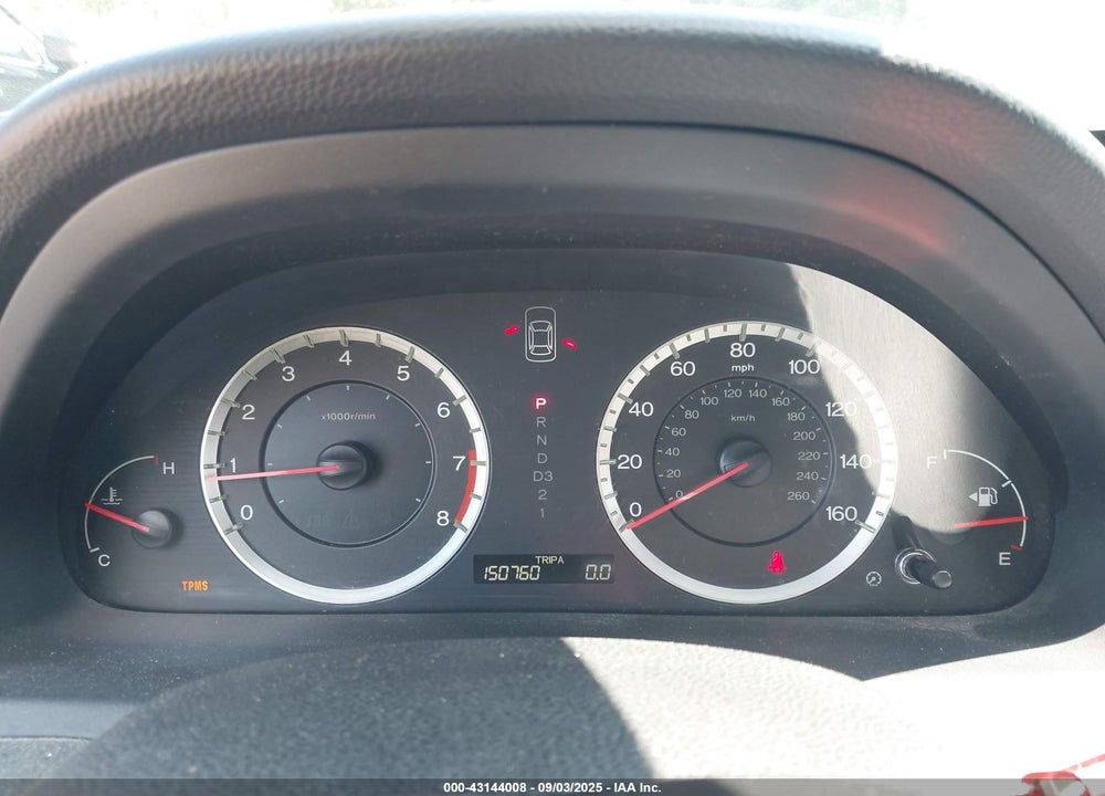 2009 HONDA ACCORD VIN: 1HGCP26359A162365