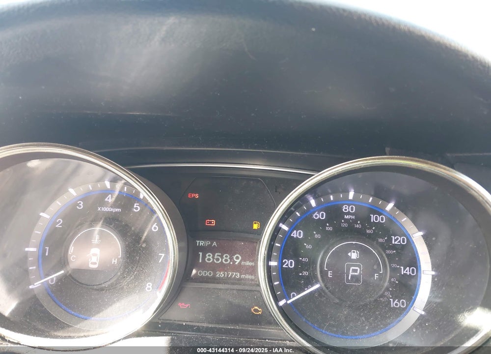 2012 HYUNDAI SONATA VIN: 5NPEB4AC7CH459923