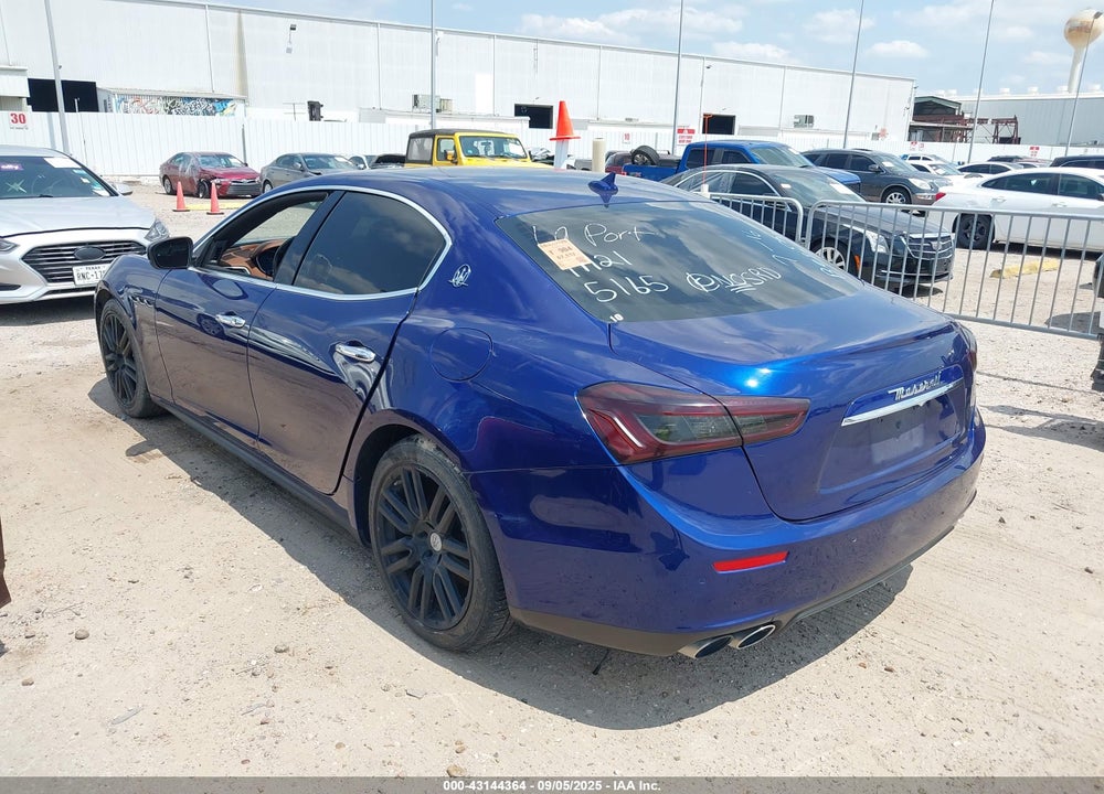 2017 MASERATI GHIBLI VIN: ZAM57XSL5H1215165