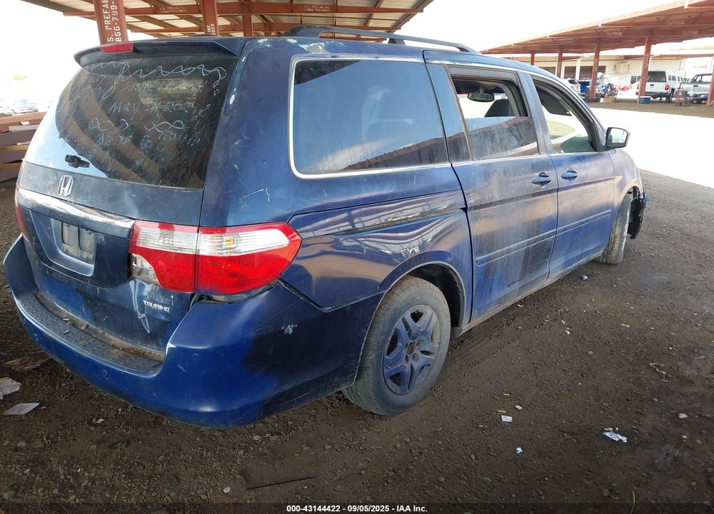 2005 ODYSSEY HONDA  TOURING VIN: 5FNRL38885B062510