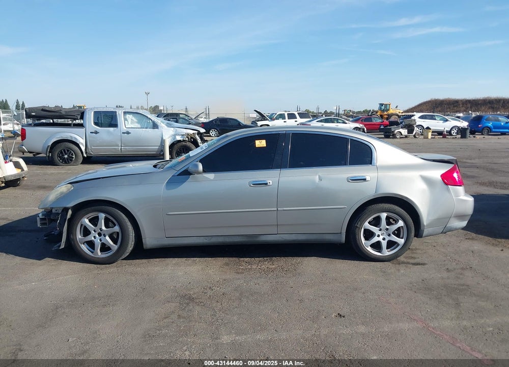 2003 INFINITI G35 BASE W/6 SPEED MANUAL VIN: JNKCV51E03M000260
