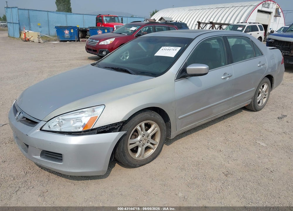 2007 HONDA ACCORD 2.4 EX VIN: 1HGCM56867A158845