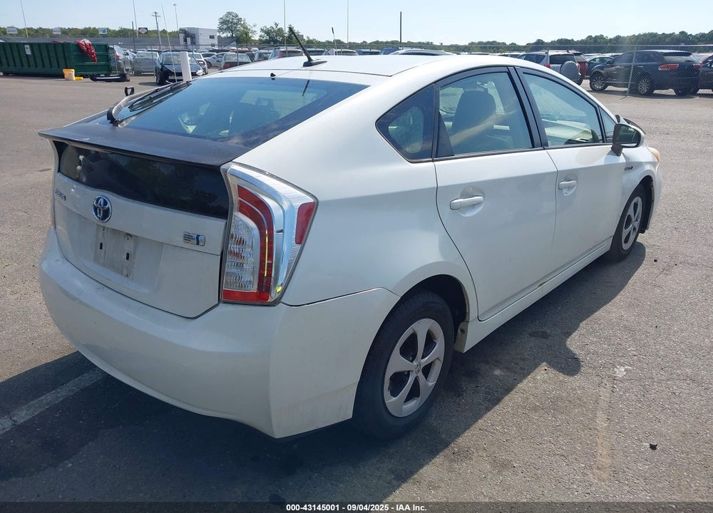 2012 TOYOTA PRIUS FOUR VIN: JTDKN3DU5C1566338