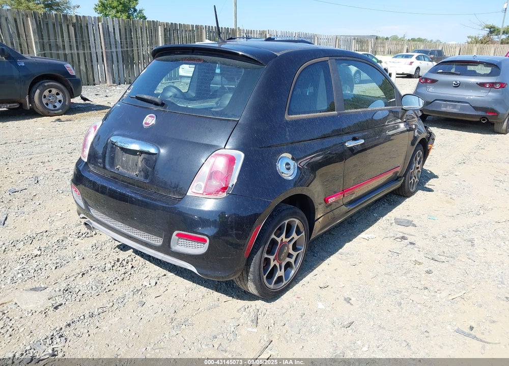 2012 FIAT 500 VIN: 3C3CFFBR1CT179820