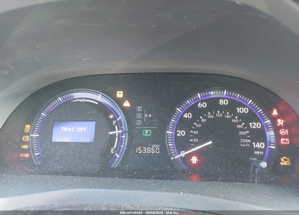 2010 LEXUS HS 250H PREMIUM VIN: JTHBB1BA3A2015885