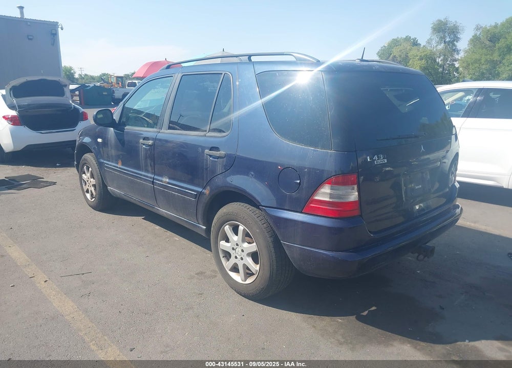 2000 MERCEDES-BENZ ML 430 VIN: 4JGAB72E8YA167658