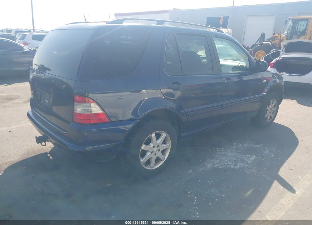 2000 MERCEDES-BENZ ML 430 VIN: 4JGAB72E8YA167658