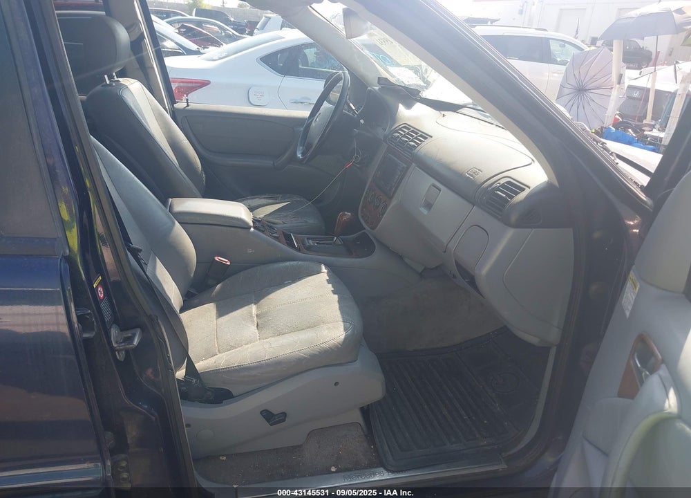 2000 MERCEDES-BENZ ML 430 VIN: 4JGAB72E8YA167658