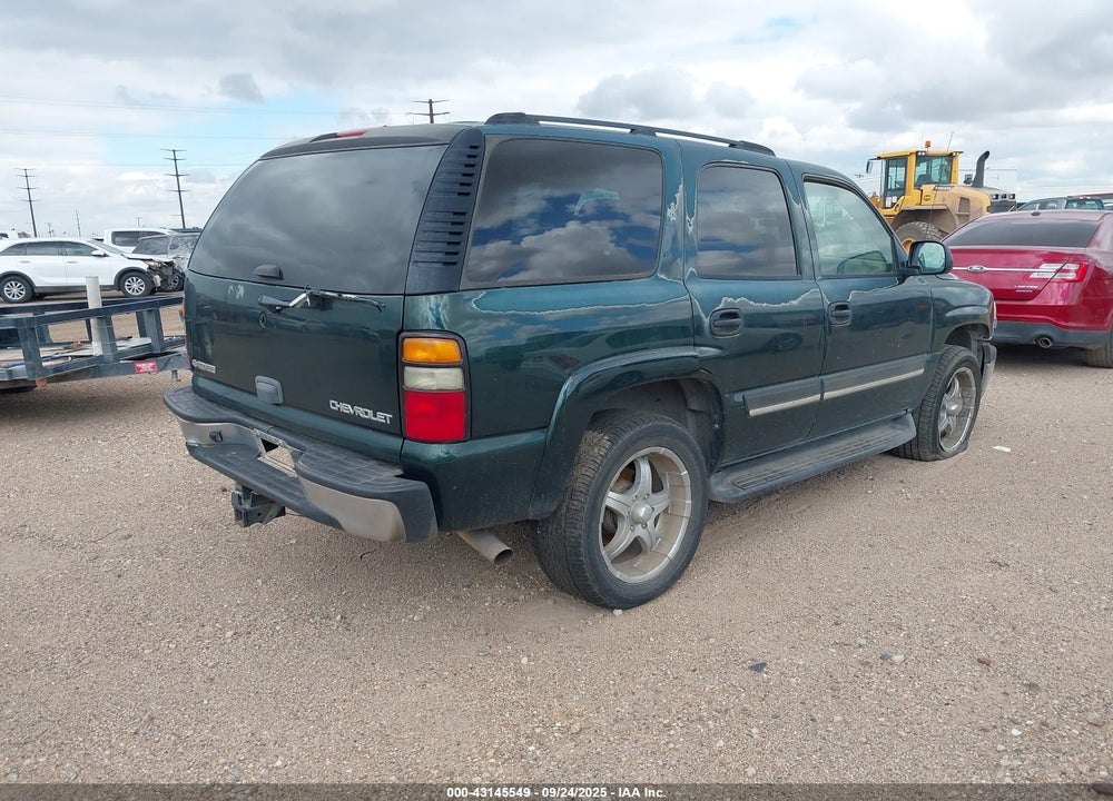 2004 CHEVROLET TAHOE LS VIN: 1GNEC13V24J298603