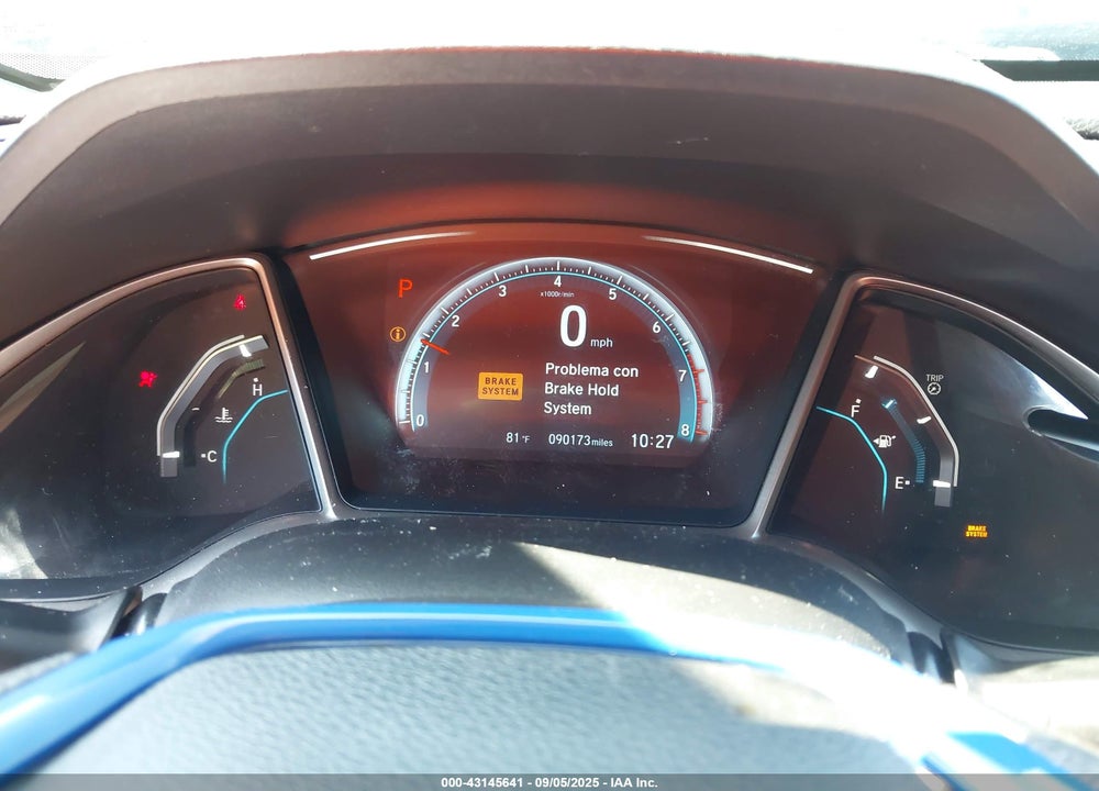 2016 HONDA CIVIC VIN: 19XFC2F77GE217421
