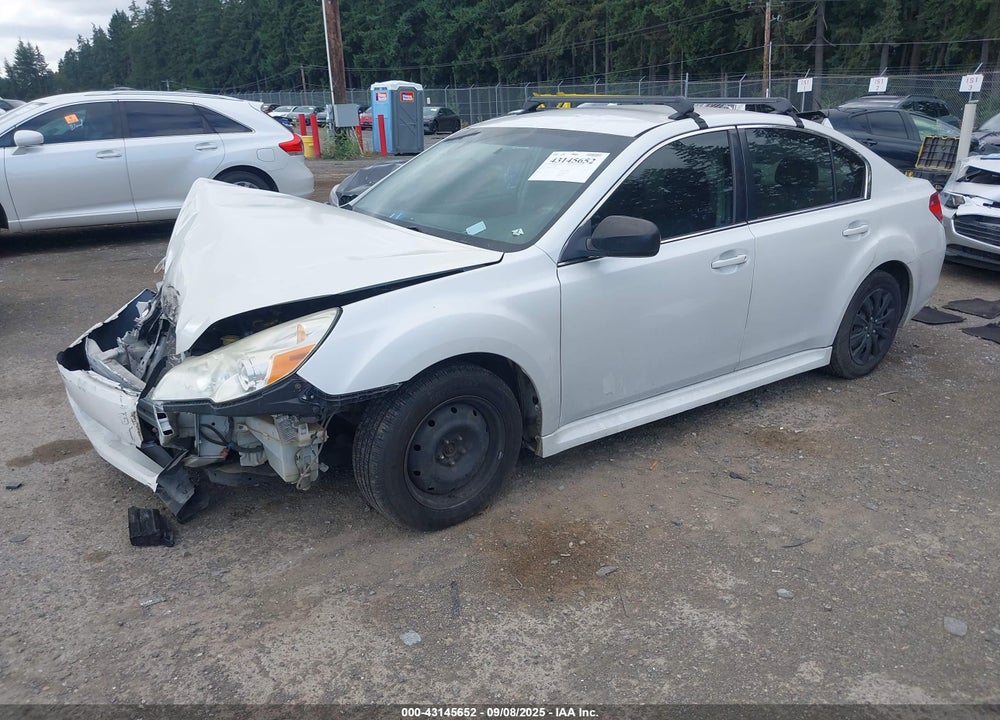 2011 SUBARU LEGACY VIN: 4S3BMBA63B3248255