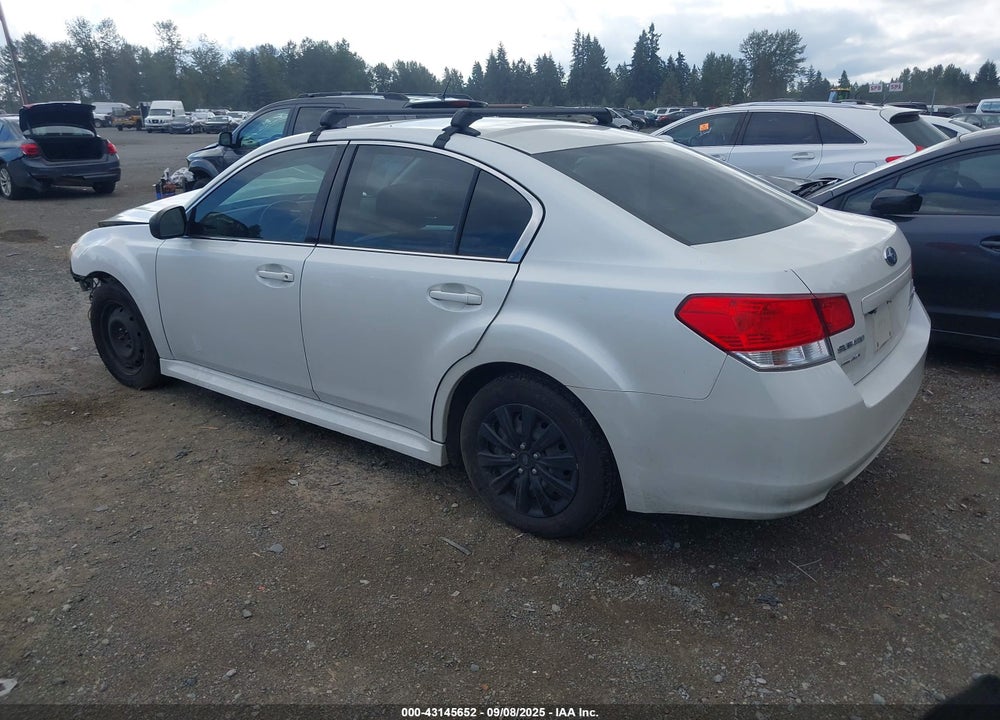 2011 SUBARU LEGACY VIN: 4S3BMBA63B3248255