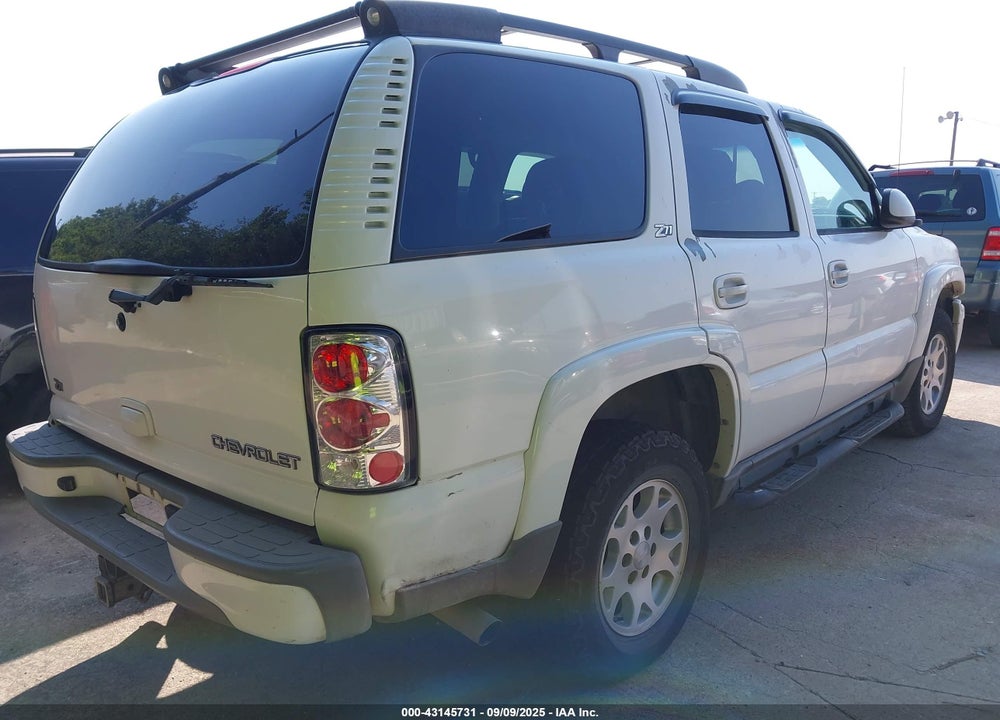 2003 CHEVROLET TAHOE Z71 VIN: 1GNEK13Z43R314628