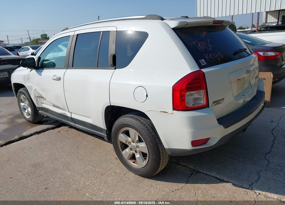 2013 JEEP COMPASS LATITUDE VIN: 1C4NJCEA3DD187691