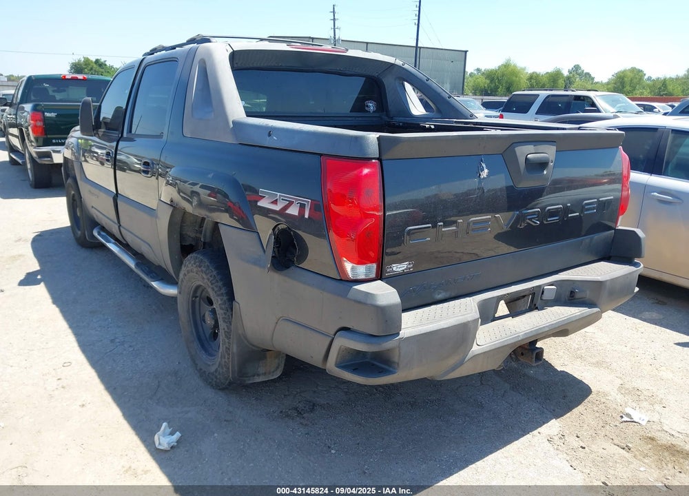 2005 CHEVROLET AVALANCHE 1500 Z71 VIN: 3GNEK12Z65G268322