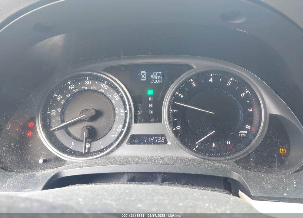 2010 LEXUS IS 250 VIN: JTHBF5C2XA5118657