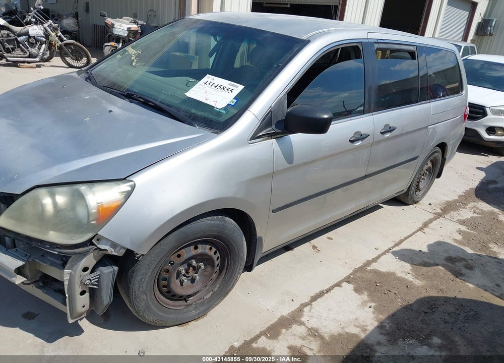 2007 HONDA ODYSSEY LX VIN: 5FNRL38297B140744