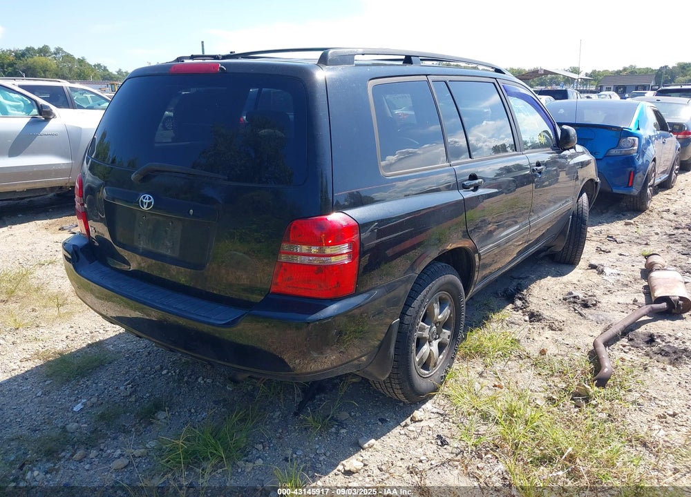 2003 TOYOTA HIGHLANDER V6 VIN: JTEHF21A530123023