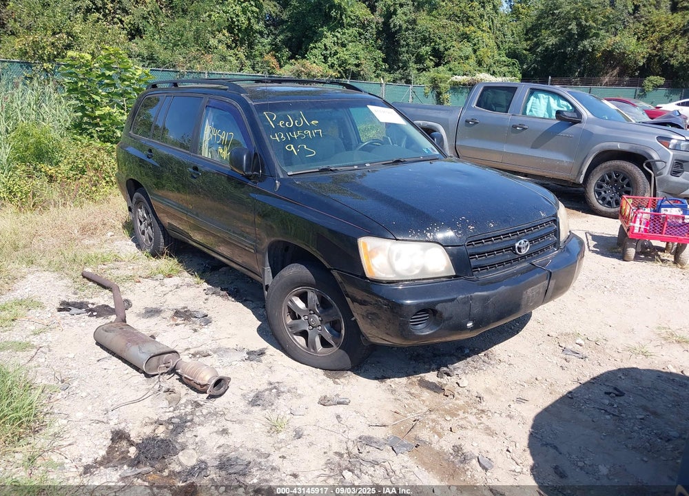 2003 TOYOTA HIGHLANDER V6 VIN: JTEHF21A530123023