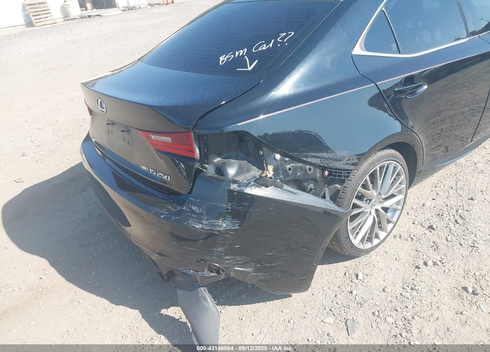 2014 LEXUS IS 250 VIN: JTHCF1D28E5001919
