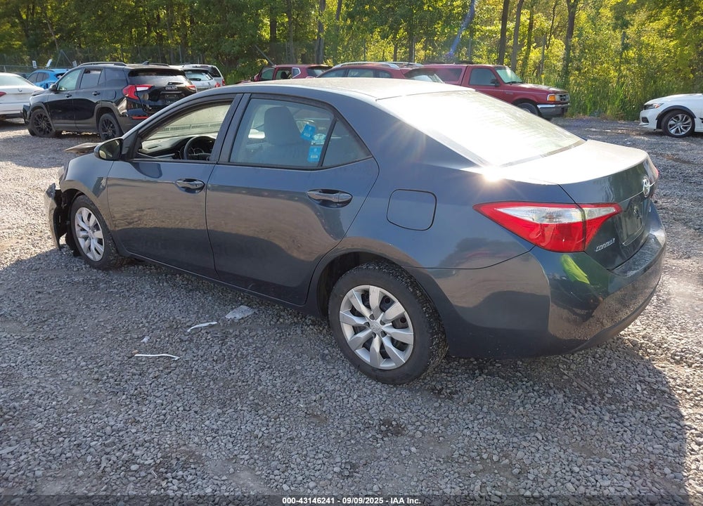 2015 TOYOTA COROLLA LE VIN: 2T1BURHE4FC339506