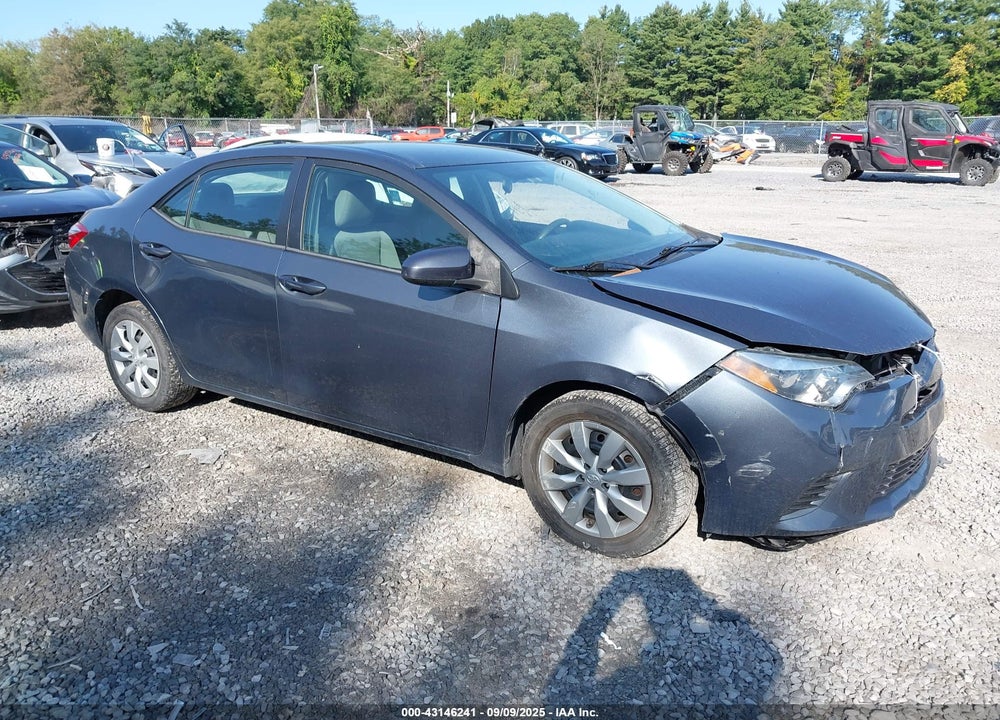 2015 TOYOTA COROLLA LE VIN: 2T1BURHE4FC339506