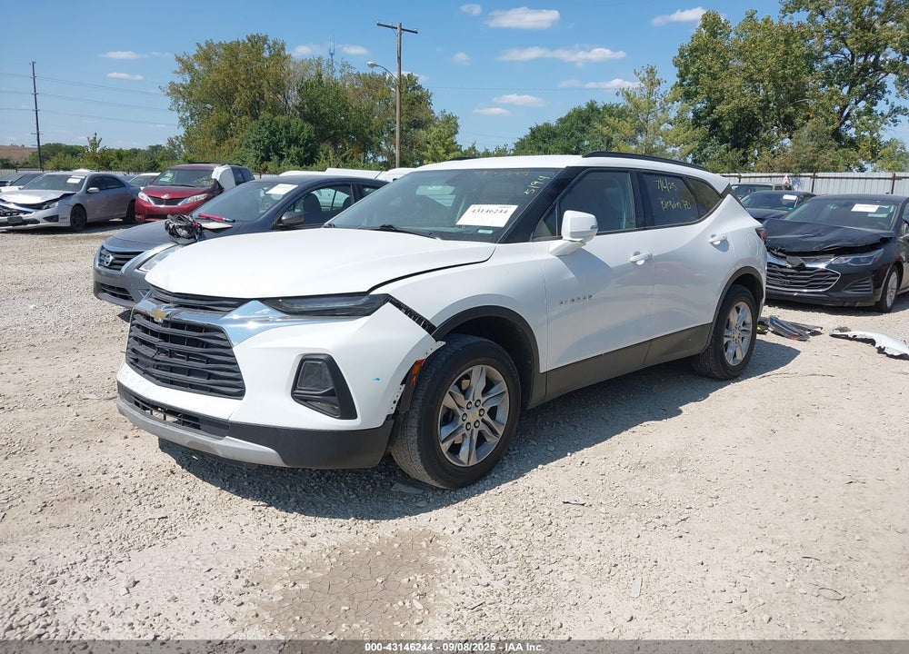 2020 CHEVROLET BLAZER VIN: 3GNKBJR47LS615194