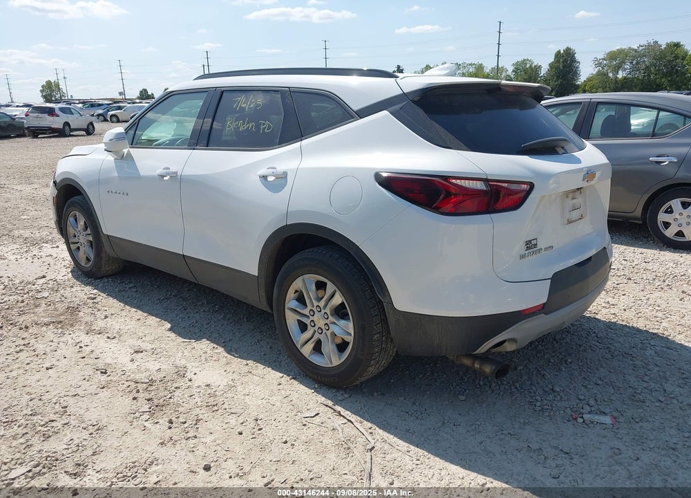 2020 CHEVROLET BLAZER VIN: 3GNKBJR47LS615194