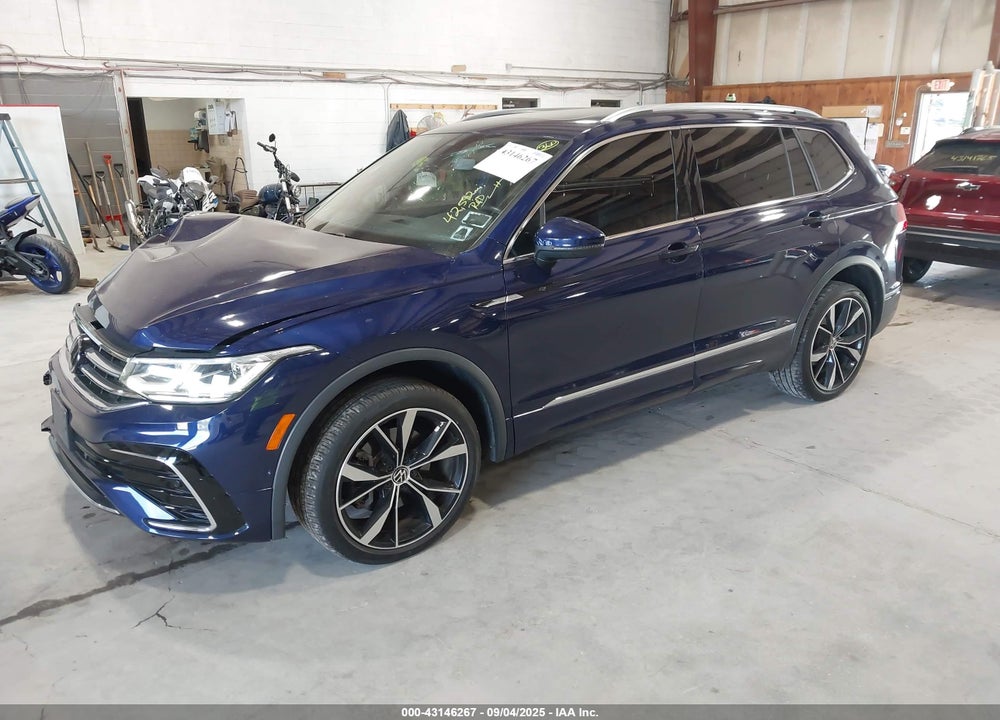 2022 VOLKSWAGEN TIGUAN 2.0T SEL R-LINE VIN: 3VV4B7AX6NM100884