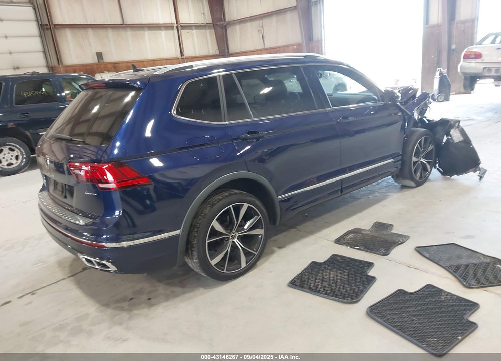 2022 VOLKSWAGEN TIGUAN 2.0T SEL R-LINE VIN: 3VV4B7AX6NM100884
