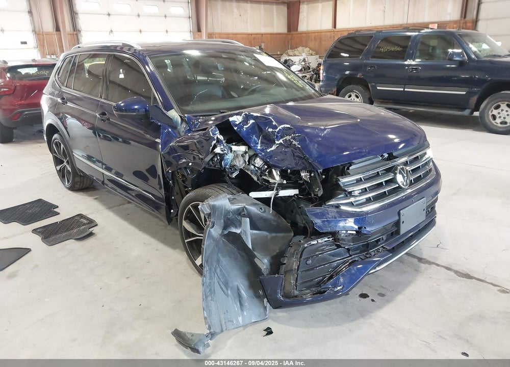 2022 VOLKSWAGEN TIGUAN 2.0T SEL R-LINE VIN: 3VV4B7AX6NM100884
