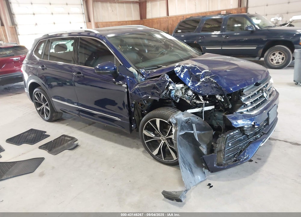 2022 VOLKSWAGEN TIGUAN 2.0T SEL R-LINE VIN: 3VV4B7AX6NM100884