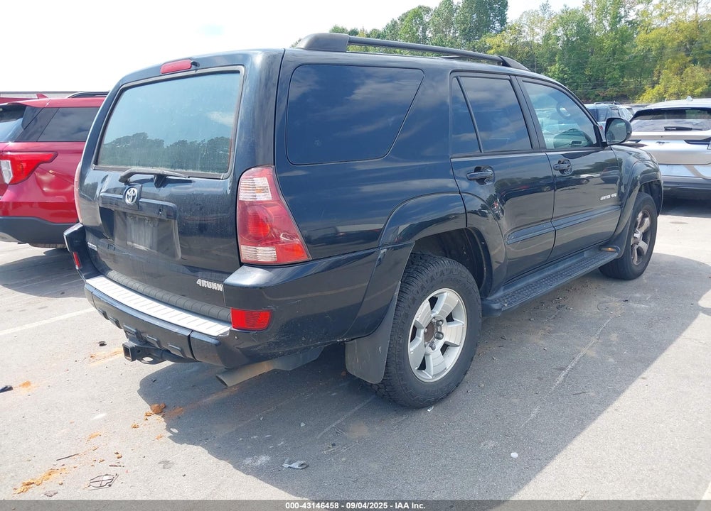 2005 TOYOTA 4RUNNER LIMITED V8 VIN: JTEBT17R050048935