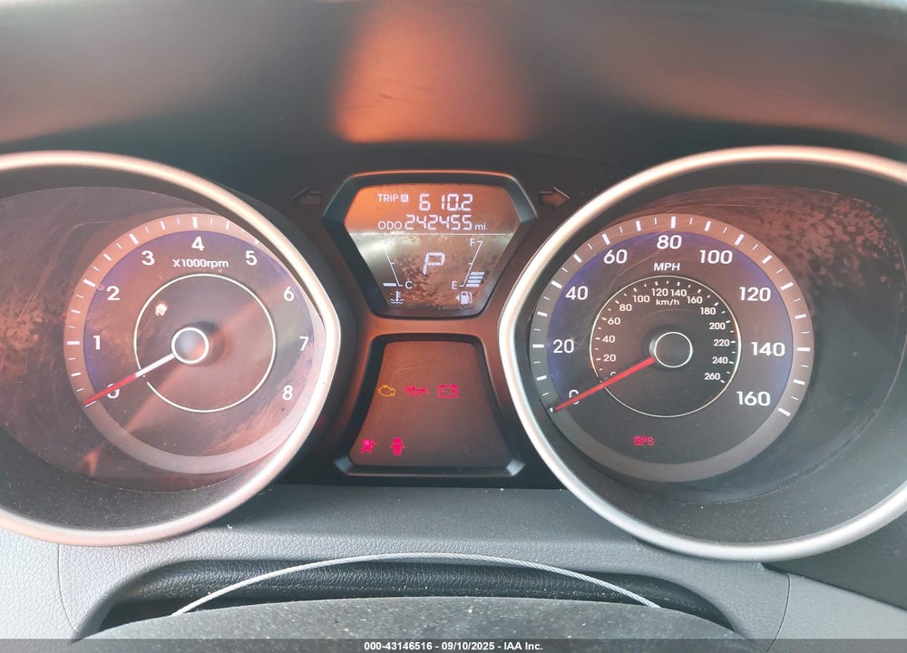 2012 HYUNDAI ELANTRA VIN: KMHDH4AE6CU341620