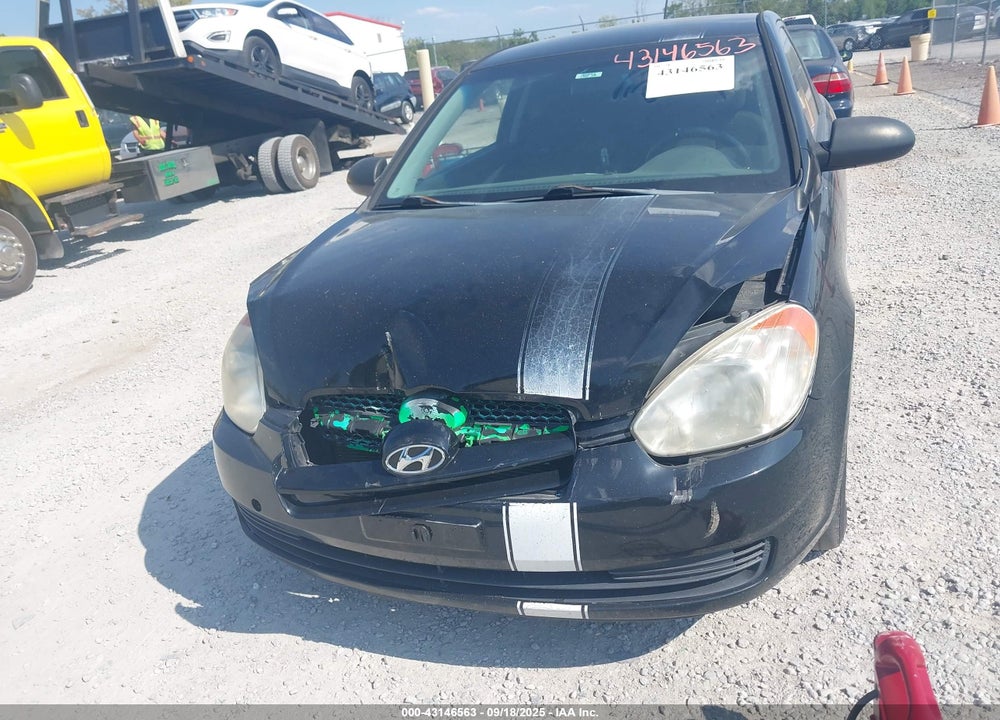 2008 HYUNDAI ACCENT GS VIN: KMHCM36CX8U066480