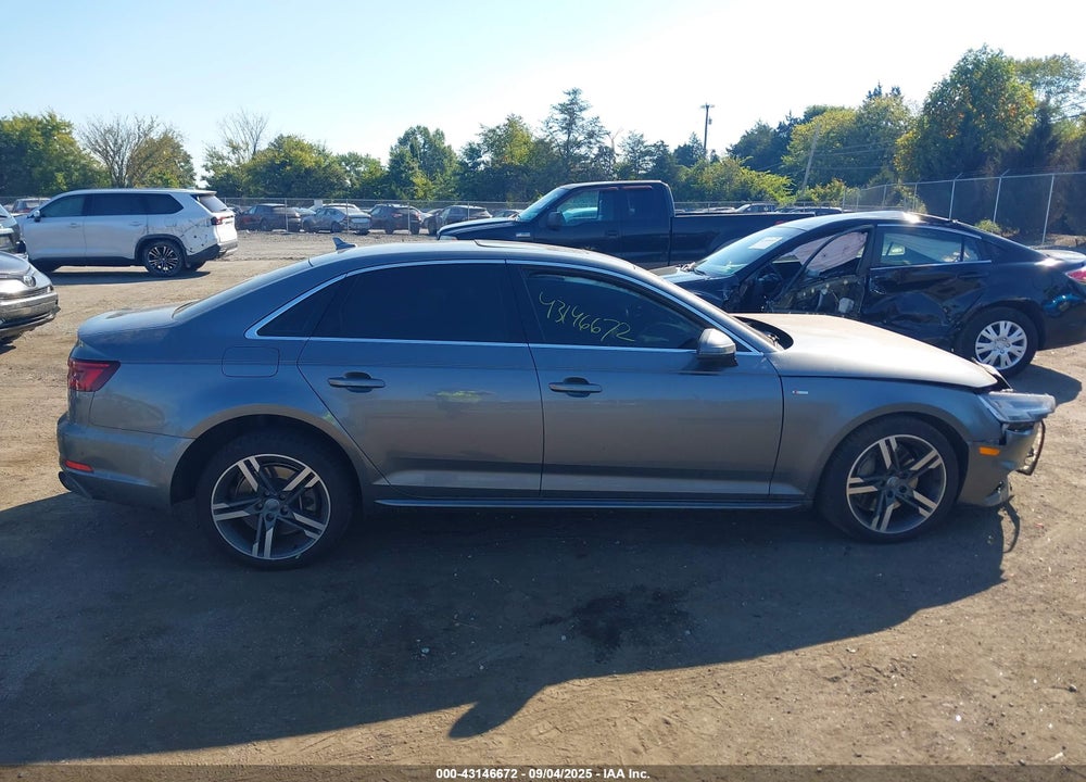 2018 AUDI A4 VIN: WAUENAF40JA083798