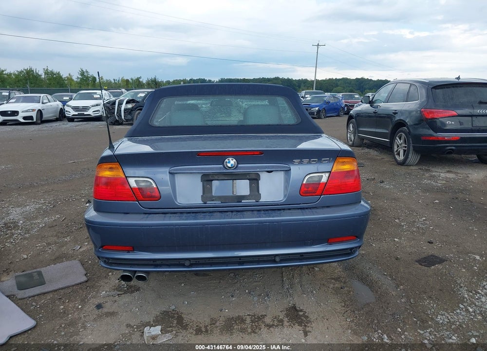 2003 BMW 330CI VIN: WBABS53423JU99409