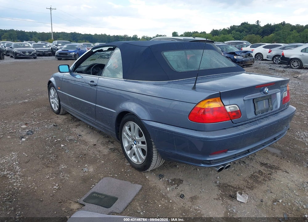 2003 BMW 330CI VIN: WBABS53423JU99409