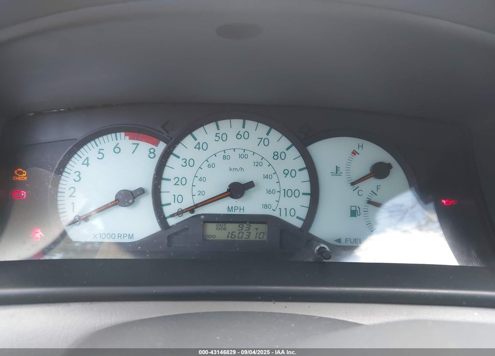 2004 TOYOTA COROLLA LE VIN: 2T1BR32EX4C298397