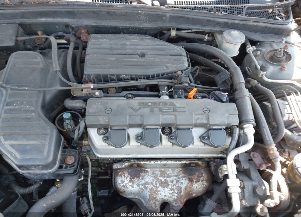 2002 HONDA CIVIC EX VIN: 1HGES26752L028962