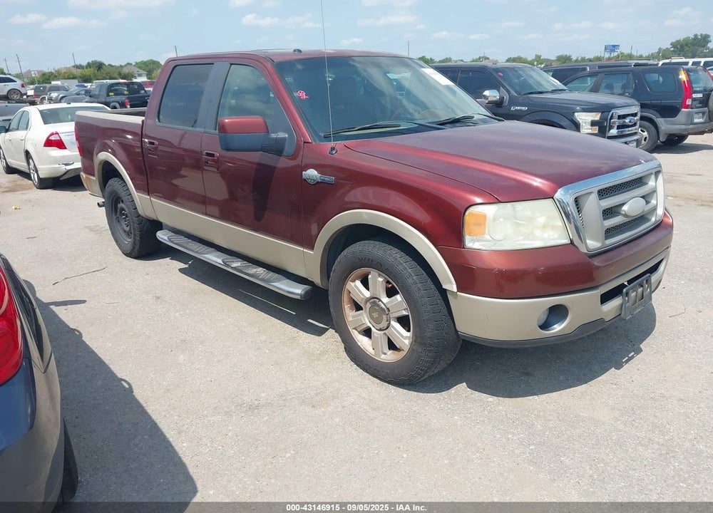 2007 FORD F-150 LARIAT/XLT VIN: 1FTPW12V17KC59638